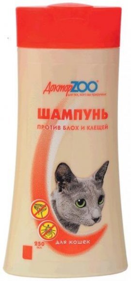 ДОКТОР ZOO шампунь для Кошек антипаразитарный 250мл