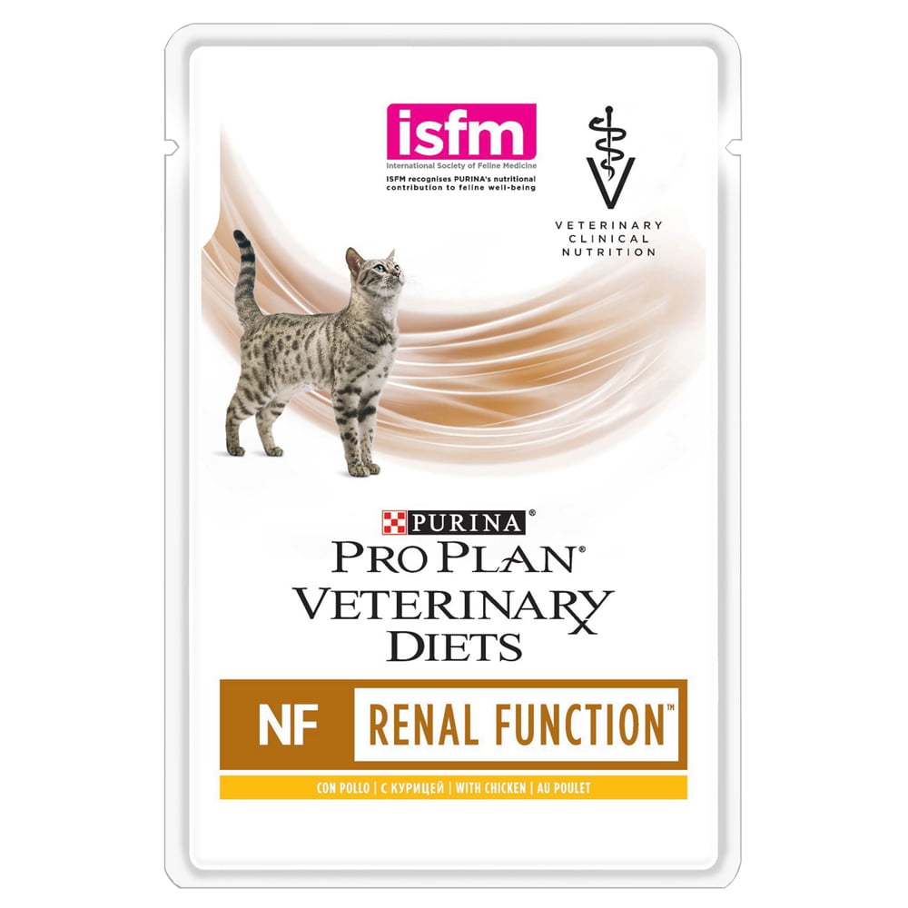 Pro plan veterinary diet NF Renal Function д/кошек пауч (заболевание почек) с курицей 85 г.