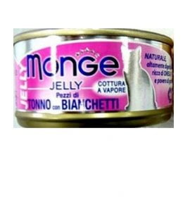 Monge Natural Cat конс. желтоперый тунец с анчоусами в желе, 80г/7016