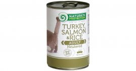 NP Cat Neutered Turkey,Salmon&Rice консервы для кош 400гр