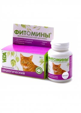 Фитомины Фитоэлита Урологический комплекс для кошек