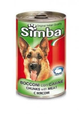 Simba Dog конс. кусочки с телятиной, 1230г/9126