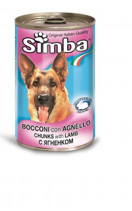 Simba Dog конс. кусочки с ягненком, 1230г/9140
