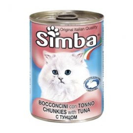 Simba Cat конс. кусочки с тунцом, 415г/0909