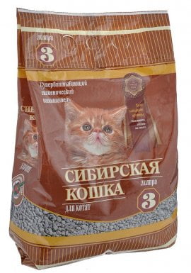​Наполнитель Сибирская кошка для "Котят" впитывающий 3л