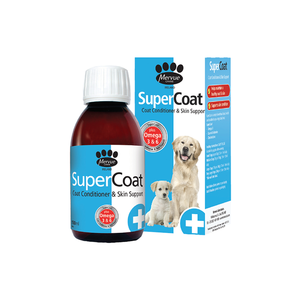 SUPERCOAT для собак кормовая добавка для улучшения качества шерсти 150 мл