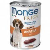4564 MONGE fresh Dog Паштет для взрослых собак с уткой, 400г