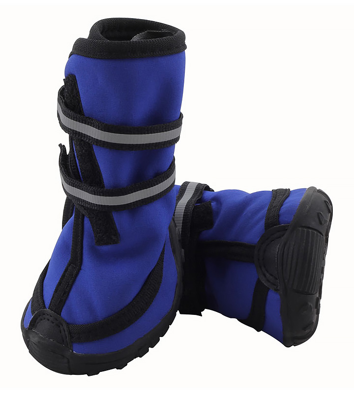 YXS137-XS Ботинки для собак синие, 45*45*55мм (уп.4шт.)